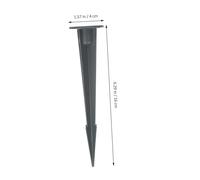 POPETPOP 4 piezas Estacas de Aluminio para Luces Solares de Jardín Resistentes la Intemperie Piquetas de Tierra para Iluminación Exterior Fijación Segura y Fácil Instalación