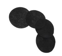 POPETPOP 4 Piezas Filtro Redondo de Carbón Activado para Basurero de Cocina, Repuesto Versátil de Fibra de Algodón, Elimina Olores en Contenedores y Compostadores