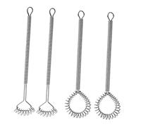 POPETPOP 4 piezas Herramientas de Cocina Inoxidable Mezcladores Manuales Ergonómicos para Huevo y Cócteles Accesorios Prácticos y Fáciles de Limpiar para Repostería y Gastronomía