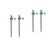 POPETPOP 4 Piezas horquilla hanfu horquillas de pelo de estilo retro accesorios para palitos de pelo tiara horquillas con cuentas de flores decoraciones para el cabello clásico