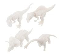 POPETPOP 4 Piezas Kit de de Dinosaurios DIY para Pintura Juguetes Educativos de Manualidades Accesorios para Fiestas de Dinosaurios y para