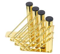 POPETPOP 4 Piezas Metal Furniture Legs Heavy Duty Replacement For Sofa Cabinet Table with Noise Reducing Pads Durable Iron Support For Table TV Stand Dresser