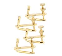 POPETPOP 4 piezas Microafinadores de Aleación para Violín Ajustadores Finos Metálicos Resistentes y Anti- Compatibles con Violines y Accesorios Prácticos para Principiantes