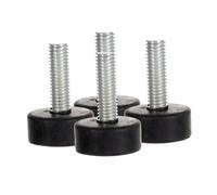 POPETPOP 4 Piezas Patas de Goma Antideslizantes y Amortiguadoras de Vibraciones para Muebles Unidades Almohadillas Protectoras Ajustables para Mesas Armarios y Máquinas Soporte Estable y