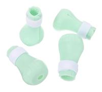 POPETPOP 4 Piezas pies de Gato raspador rascarse Cat Footwear Suministros para Cortar uñas de Gatito Zapatos de Gato de Silicona Zapatos de Gato para Uso de Gatos Gel de sílice Light Green