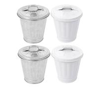 POPETPOP 4 piezas Tapa Reciclaje Práctico y Decorativo para Diseño Moderno y Resistente para Almacenamiento Armarios y Mesas