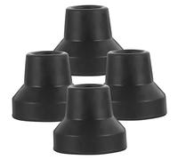POPETPOP 4 Piezas Tapones de Goma para Muletas Antideslizantes Cubiertas Resistentes y Amortiguadoras para Bastones Accesorios para Seguridad Caminar Repuestos para Tacos de Muletas
