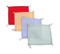 POPETPOP 4 Piezas Tapones para Copas de Vino Reutilizables y Transpirables Cubiertas con Peso y Marcadores de Vino Protección contra Polvo para Picnic Bodas y Cenas