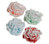 POPETPOP 4 Piezas Velas Pequeñas Aromáticas Forma de Flor Coloridas y Duraderas para Decoración y Regalos del Día Madre