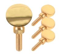 POPETPOP 4 Tornillos de Ajuste para Tudel de Saxofón Alto Tenor y Soprano Accesorios de Latón Resistentes Corrosión Fijación Segura para Reparación y Mantenimiento de Saxofones