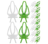 POPETPOP 40 Piezas Unidades Clips para Jaula de Pájaros Soporte Colgante para Frutas y Verduras Tenedores Grandes para Alimentación de Loros Periquitos y Cacatúas Accesorios para Comedero