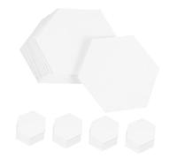 POPETPOP 400 Piezas Plantillas Hexagonales para Acolchado Reutilizables Formas Diy para Patchwork y Proyectos de Costura Herramientas Prácticas para Alineación Precisa y Creatividad