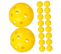 POPETPOP 48 Piezas Bolas de Plástico de de Práctica Perforadas para Entrenamiento Interiores de Habilidades y Precisión para Casa u Oficina