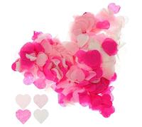 POPETPOP 4paquetes Confeti De Corazón Brillante Para Bodas y San Valentín De Papel Decorativo Para Fiestas Para Decoraciones De Compromiso y Cumpleaños Total