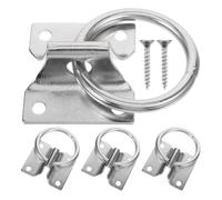 POPETPOP 4piezas Anilla Bloqueadora De Amarre para Caballos Kit De Anilla De Seguridad Accesorios para Alimentación De Caballos Metálica Herramienta De Inoxidable