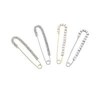 POPETPOP 4piezas Broche Para Ropa De Moda Gemas De Imitación Accesorio Decorativo Para Suéter Broche Para Mujer Conjunto