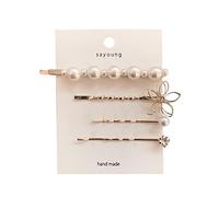 POPETPOP 4piezas Cabello Perlas Accesorios Elegantes Para Mujeres y Barretas De Moda Para De