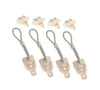 POPETPOP 4piezas Hebilla Resistente Al Viento para Cortina Enrollable Kit De Elástico y Tapa De Accesorios para Persianas Enrollables Instalación Fácil para Interior o Exterior
