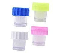 POPETPOP 4piezas Limpiador de Lentes de Contacto Manual Colores para Limpiar Lentillas Portátil Estuche de Limpieza para Mujeres
