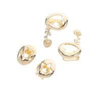 POPETPOP 4piezas Tirantes Estilo Hip-Hop y Estrella Accesorios para Disfraces de Halloween Joyería para Dientes de Rapero