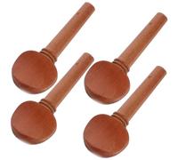 POPETPOP 4piezas Torno De Violín Clavijas De Afinación De Madera Suministros Para Violinistas Principiantes