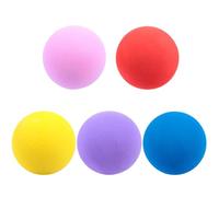 POPETPOP 5 Balones Varios Estilos para Práctica Segura y Fácil Visibilidad de Entrenamiento de Golf de 60 Mm, Ligeras y Duraderas, Hechas de Eva y Caucho Sintético de Varios Estilos