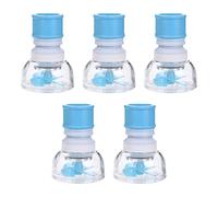 POPETPOP 5 Boquillas de Grifo Filtro y Rociador Giratorio a Prueba de Salpicaduras, de Agua y Extensor Flexible para Cocina y Baño Color Aleatorio