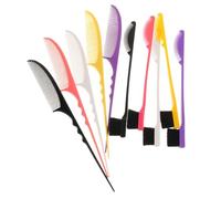 POPETPOP 5 Pares de Peine para Cejas y Cepillo de Borde Doble Cara Kit de Peines de Punta Fina Herramientas de Peinado de Plástico y Nailon para Maquillaje y Peluquería Profesional