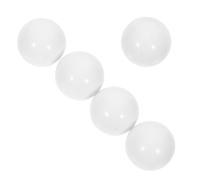 POPETPOP 5 Piezas de Bolas de White de Acrílico Seguimiento Suave para Rueda, Accesorio Elegante para Juego de Fiesta