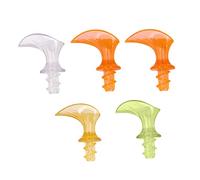 POPETPOP 5 piezas Exprimidor Manual de Cítricos Prensa Manual Ligera con Perforadora y Ranuras Profundas para Extracción de Zumo Accesorio de Cocina para Naranjas y Colores Color Aleatorio
