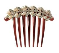 POPETPOP 5 Piezas pasador de pelo nupcial tocado de flores retro pinza de pelo flequillo horquillas accesorios para el cabello hanfu peine de pelo antiguo pedrería bollo