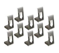 POPETPOP 50 Clips para Marco de Fotos Gancho y Resorte Giratorio de Hierro, Duraderos y Reutilizables, Accesorios Metálicos para Colgar Cuadros en Pared