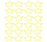 POPETPOP 50 Gomas Elásticas en Forma de Estrella para Ilusionismo Accesorios para Trucos y Espectáculos Alta Elasticidad Color Transparente Paquete de 50 Unidades Ideales para Fiestas