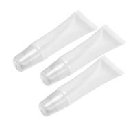 POPETPOP 50 Pcs Tubos De Brillo De Labios Recargables Suministros De Cosméticos De Bricolaje De Tubos De Brillo De Labios Transparentes Relleno Bálsamo Viajar