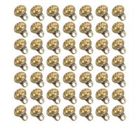 POPETPOP 50 Piezas Botones de Cheongsam Retro Dorados de Metal Acabado Artesanal Suave, Diseño Redondo Elegante para Prendas Tradicionales y Modernas, Accesorios de Costura