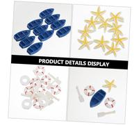 POPETPOP 50 Piezas Decoración Resina Serie Océano para Carcasa Móvil Adhesivos Cartoon Accesorios DIY para Estuche Lápiz Colores Surtidos y Duradero