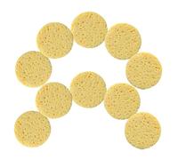 POPETPOP 50 piezas Esponjas Faciales de Celulosa Comprimida Natural Unidades Redondas Esponja Limpieza Facial Suave para Desmaquillar y Exfoliar Cuidado Diario Piel Sensible