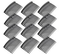 POPETPOP 50 Piezas Peine Lateral para Cabello de Niña y Mujer, Peine de Plástico con Bordes Suaves para Peinar Cabello Liso, Uso Práctico en Peluquería,