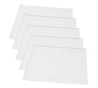 POPETPOP 5Hojas Puntos Adhesivos Removibles de Doble Cara de Viscosidad para Aislamiento Acústico y Decoración Adhesivo Seguro para Pintura de Quitar y Reutilizable