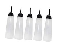POPETPOP 5piezas Bote de Champú de Recargable Boquilla Oblicua para Salón Envase de Tinte Rellenable Botella de Champú para Tinte de Cabello