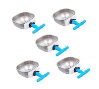 POPETPOP 5piezas Dispensador Automático De Agua para Conejos De Acero Inoxidable Bebedero para Conejos Casa o Granja