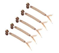 POPETPOP 5piezas Juguete Interactivo para Gatos Kit Masticar Juguete De Molido para Gatitos Seguro y Divertido para Estimulación y Ejercicio Físico