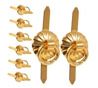 POPETPOP 6, Accesorios de Muebles DIY, Manijas Redondas de 8 Piezas para Decoración y Reemplazo en Minicasas