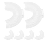 POPETPOP 6 Piezas Cabezal de Cepillo Dental Infantil Silicona para 2-6 Años | Reemplazo Higiénico, Cobertura 360° Oral, Ajuste Cómodo para Mandíbulas Pequeñas, Uso en Viajes y Guardería