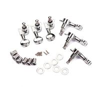 POPETPOP 6 piezas Clavijeros de Afinación para Guitarra Eléctrica y Cabezas de Máquina Accesorios de Guitarra Semiclosed para Modelos