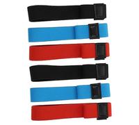 POPETPOP 6 piezas Correas Elásticas para Fiambreras Bandas Ajustables para Fijar Cajas de Almuerzo Accesorios Seguros y Portátiles Aptas para Perímetro de Colores y Azul