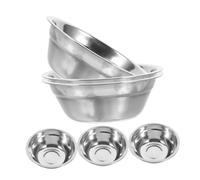 POPETPOP 6 piezas Cuencos Mezcladores Pequeños Inoxidable para Faciales Utensilios Prácticos para DIY de y Aceites Capilares Duraderos y Fáciles de Limpiar
