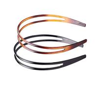 POPETPOP 6 piezas Diademas Antideslizantes de Doble Aros para Pelo con Dientes para Mujeres y Niñas Accesorios Versátiles para Trenzas y Diario