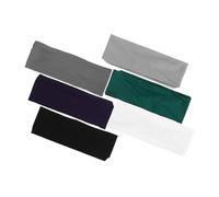POPETPOP 6 Piezas Diademas Deportivas Elásticas Transpirables para Yoga Fitness Running Hombres Bandas Absorbentes de Sudor Ajustables y Antideslizantes Accesorios de Gimnasio y Ciclismo