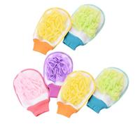 POPETPOP 6 Piezas Guante De Baño Guantes De Baño Removedor De Piel Muerta Para Hombres y Mujeres